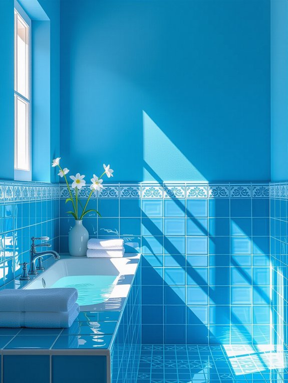 tranquil blue bathroom oasis