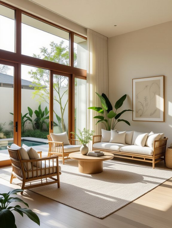 tranquil indoor relaxation space