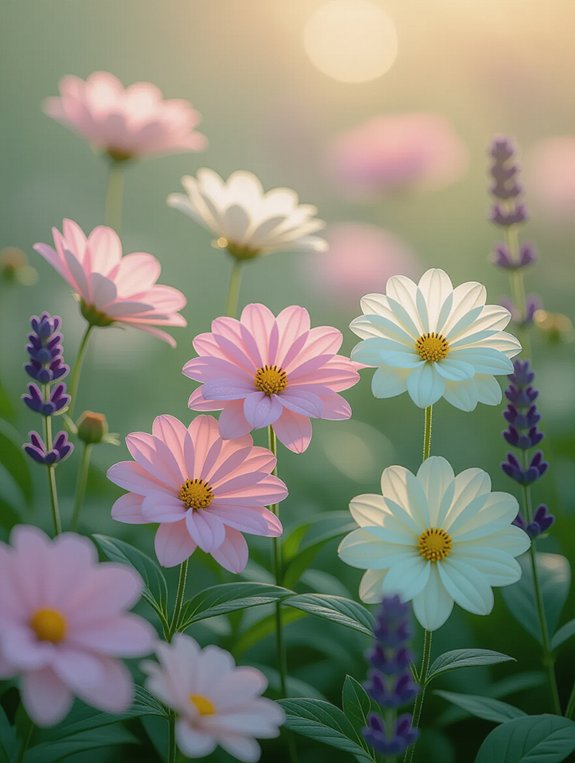 tranquil soft pastel decor