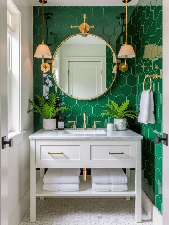 transform small bathroom aesthetics