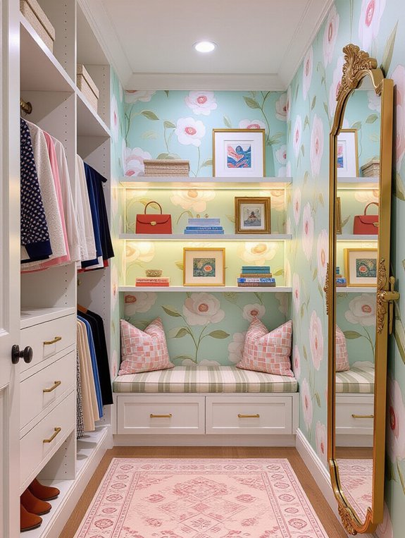 transform small closet creatively