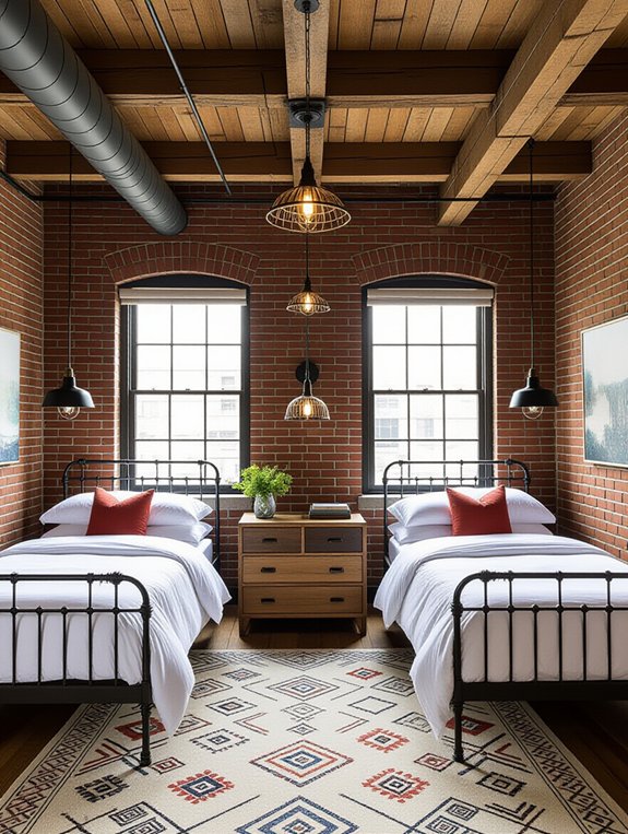 trendy urban boy s room