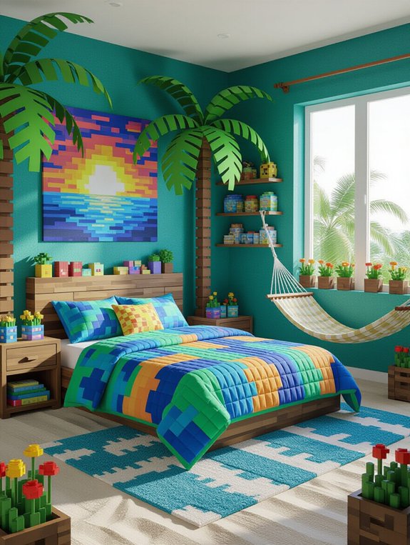 tropical paradise retreat decor