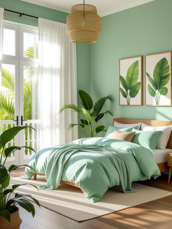 tropical retreat bedroom decor