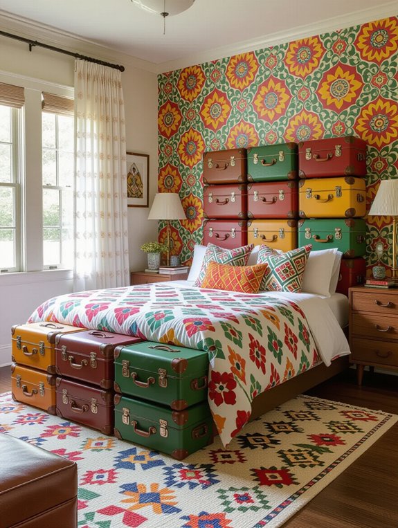 unique and vibrant headboards