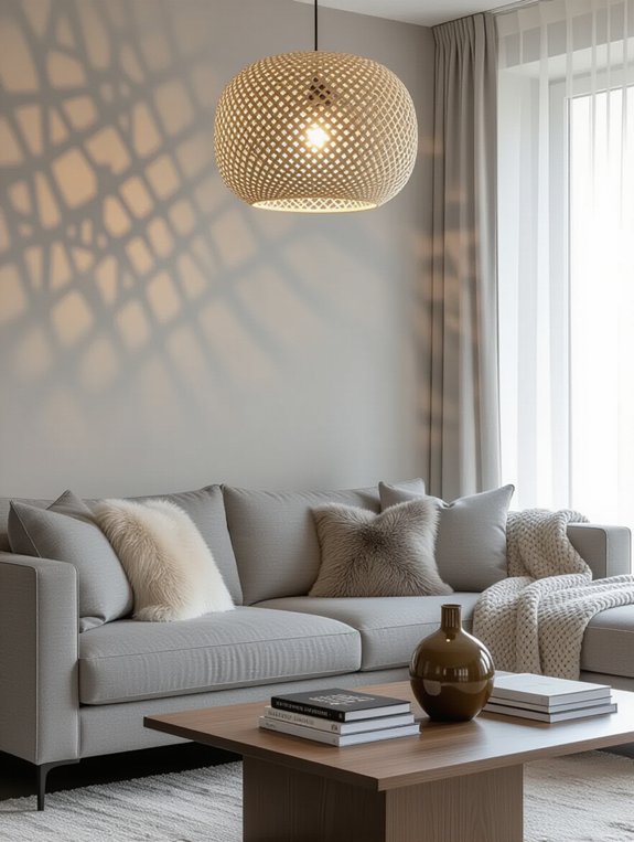 unique lighting enhances decor