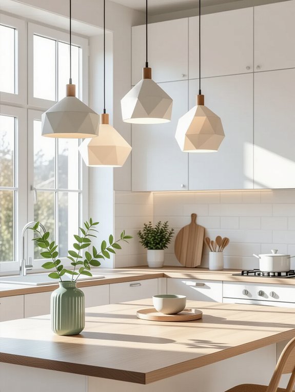 unique scandinavian kitchen lighting