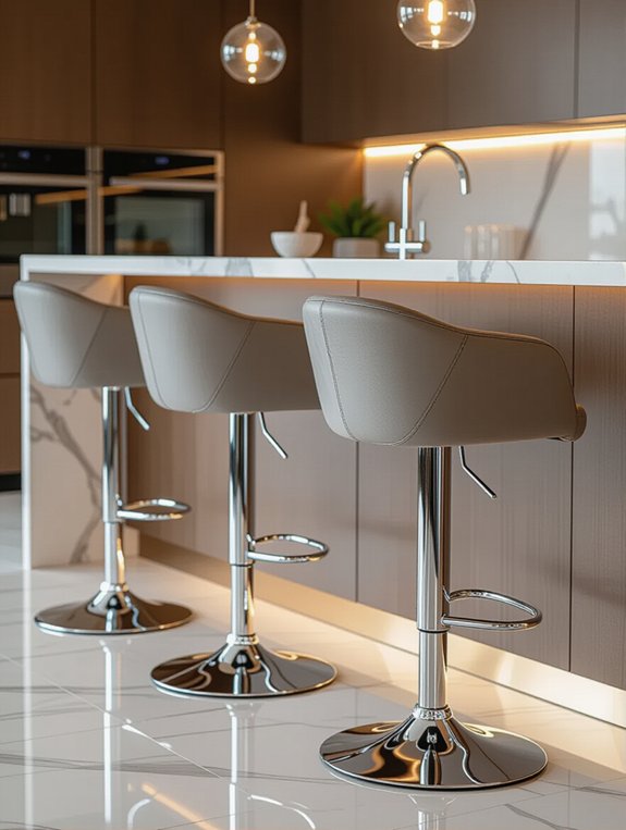 versatile adjustable barstool comfort