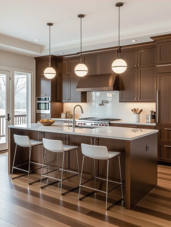 versatile dual level peninsula design