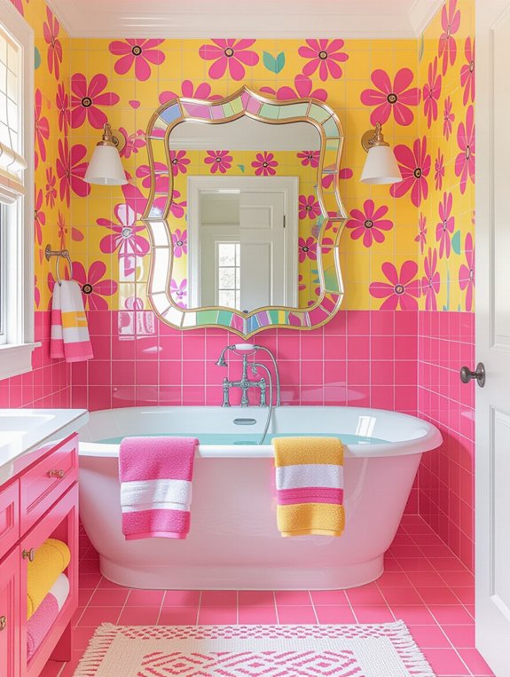 vibrant bathroom design choices