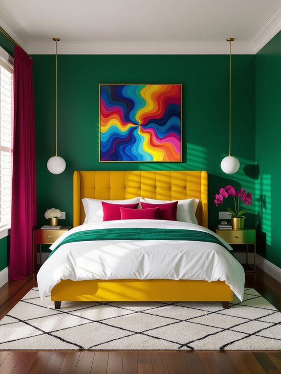 vibrant bold color transformation