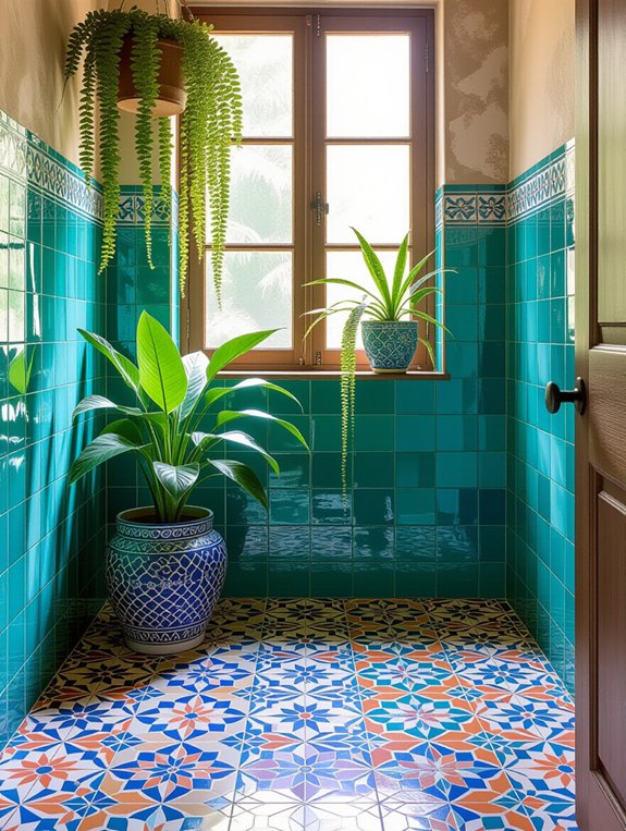 vibrant bold tile designs
