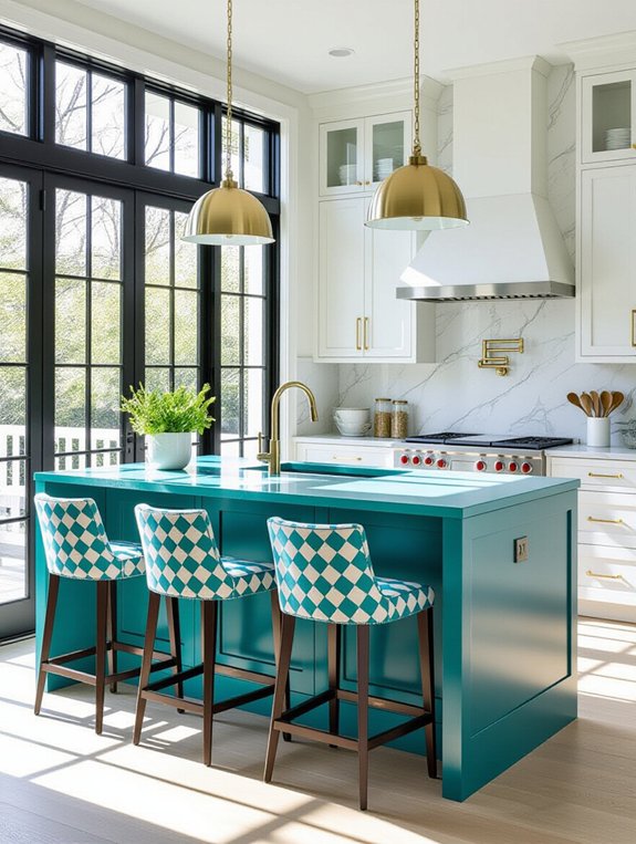 vibrant color peninsula focal