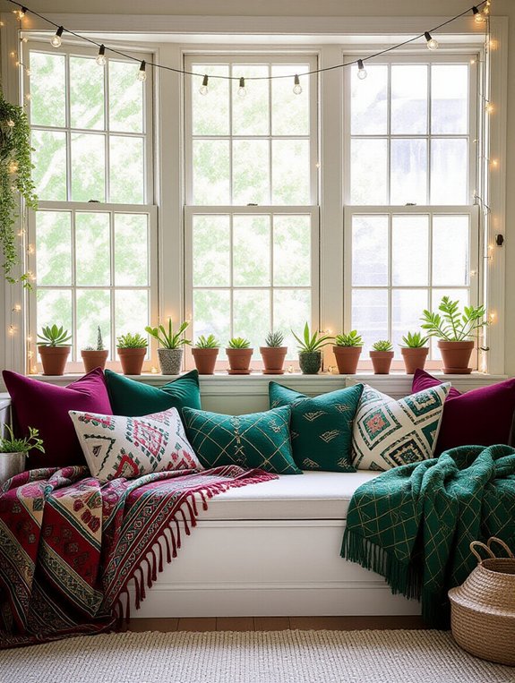 vibrant eclectic bedroom retreat
