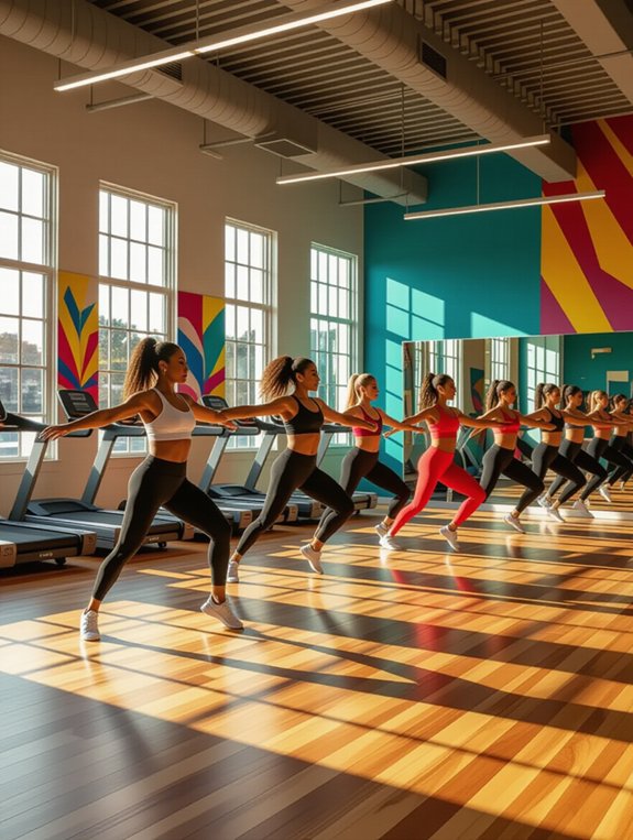 vibrant home dance studio