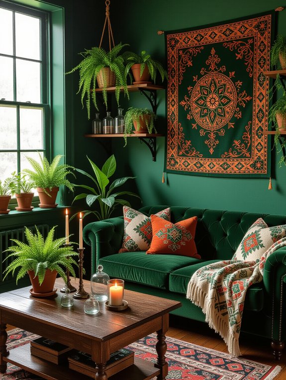 vibrant indoor plant sanctuary
