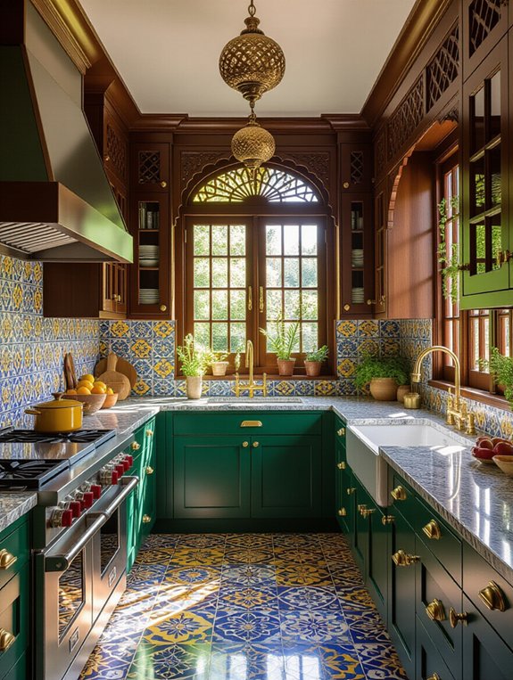 vibrant kitchen color transformation