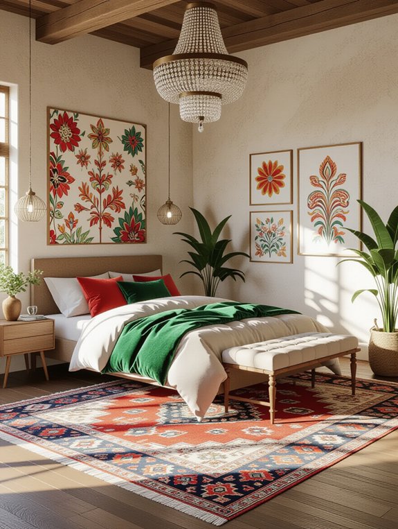 vibrant personalized bedroom fusion