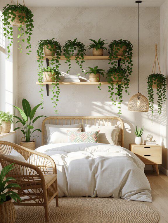 vibrant plants enhance decor