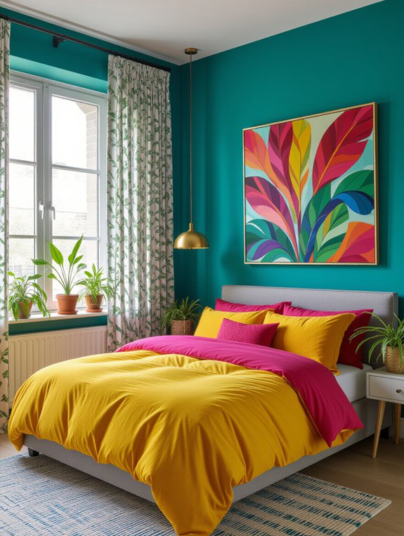 vibrant plants enhance decor