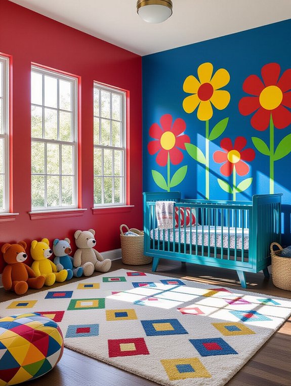 vibrant primary color scheme