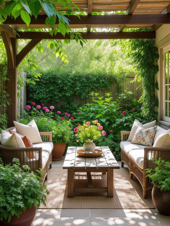 vibrant small space gardens