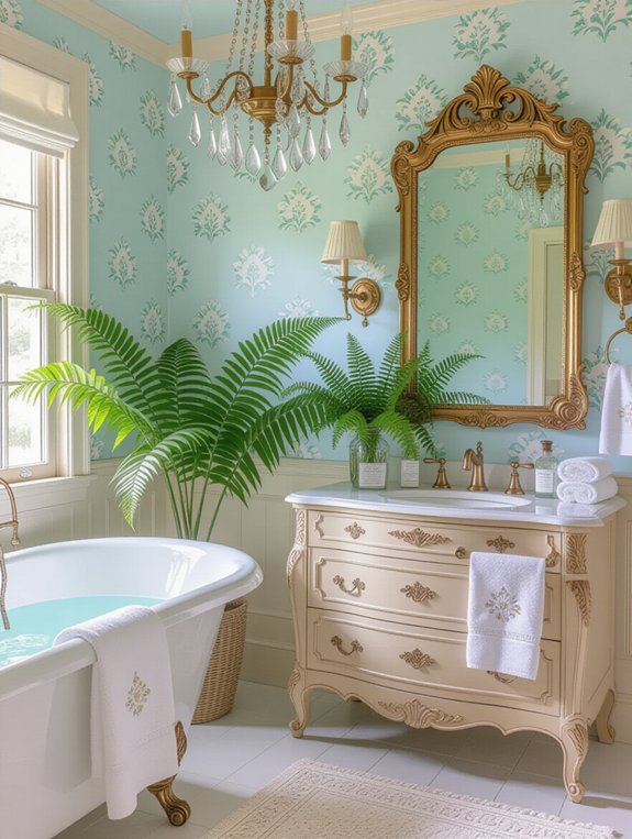 vintage bathroom design elements