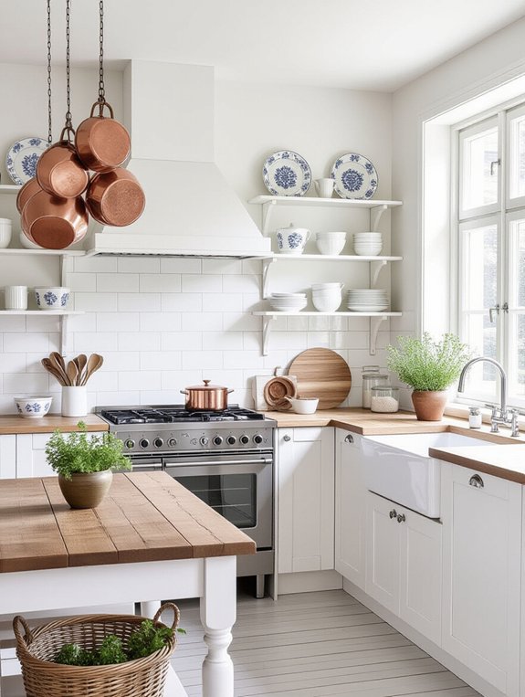 vintage elements enhance warmth