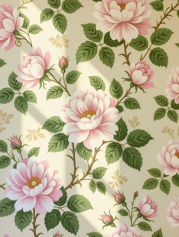 vintage floral wallpaper elegance