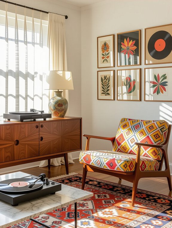 vintage furniture adds character