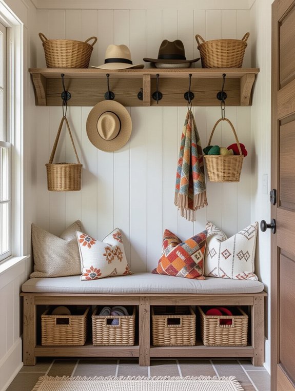 vintage hooks for organization