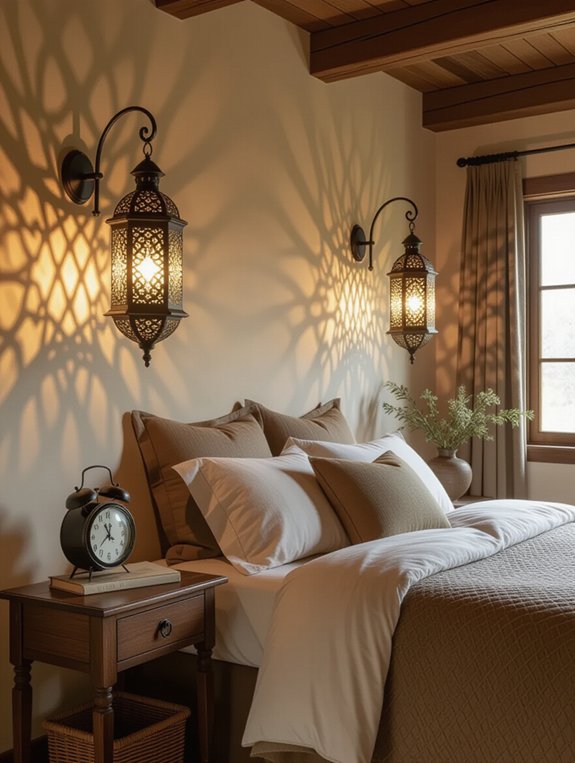 vintage lanterns for ambiance