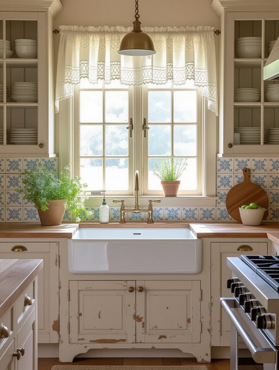 vintage tile kitchen charm