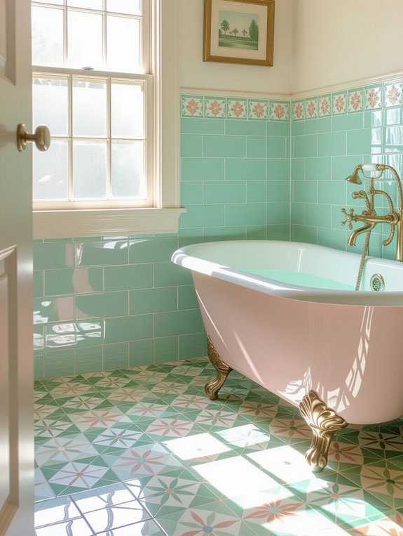 vintage tiles add charm