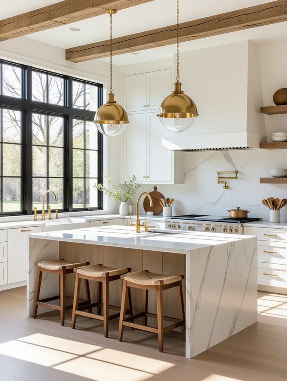 vintage warmth in kitchens