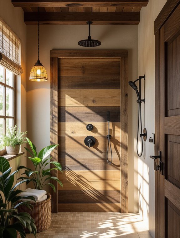 warm inviting bathroom lighting