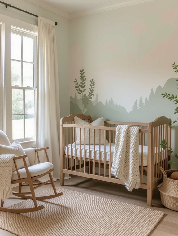 warm inviting nursery atmosphere