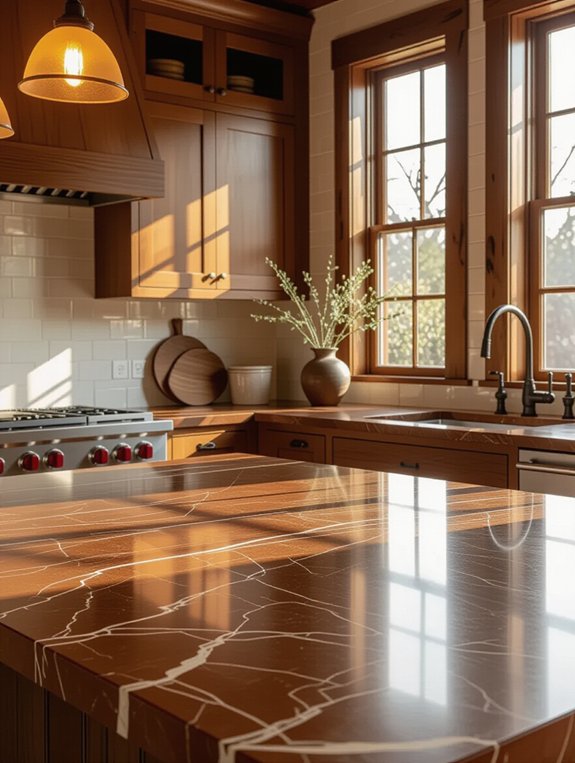 warm organic kitchen aesthetic