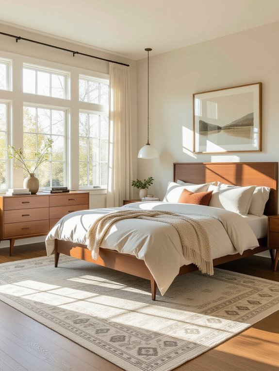 warm wood finishes enhance charm