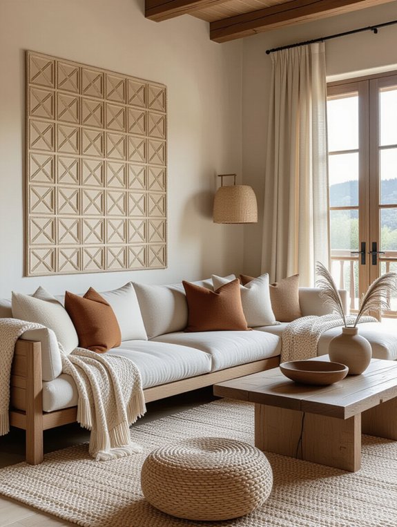 warmth through woven textiles