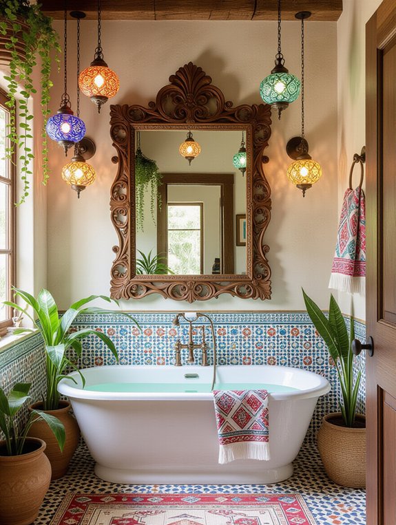whimsical bathroom lighting ideas