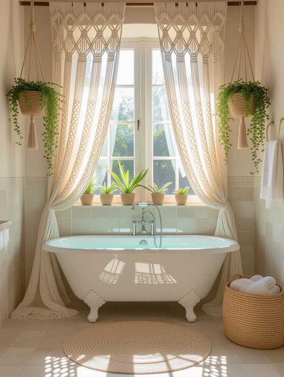 whimsical bohemian macrame accents