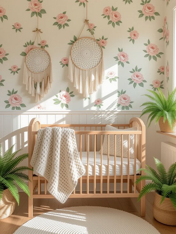 whimsical handmade dreamcatchers nursery