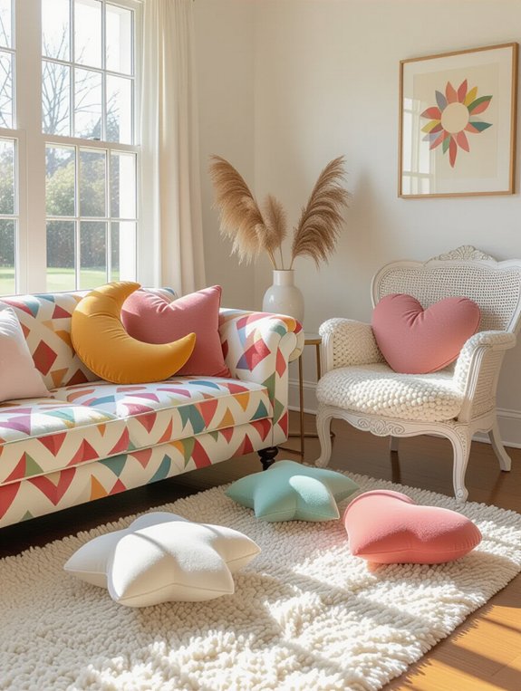 whimsical pillow shape ideas