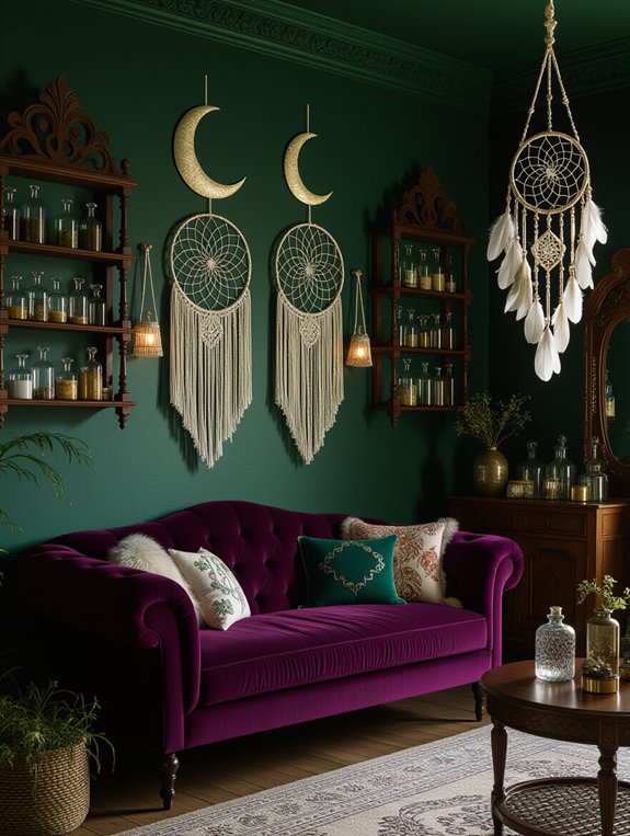 whimsical textured wall decor