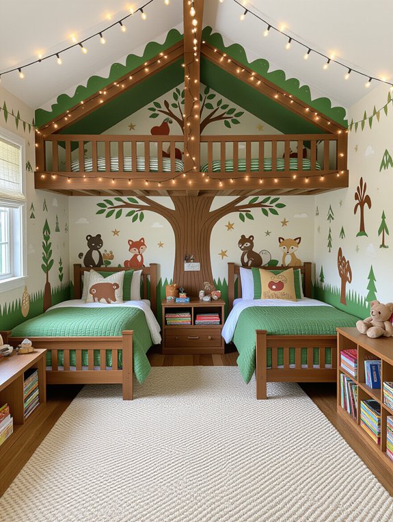 whimsical treehouse adventure space