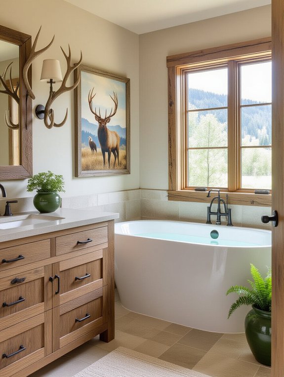 wildlife prints enhance decor