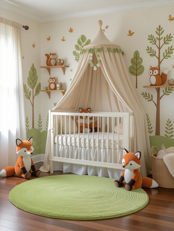 woodland nursery cozy retreat
