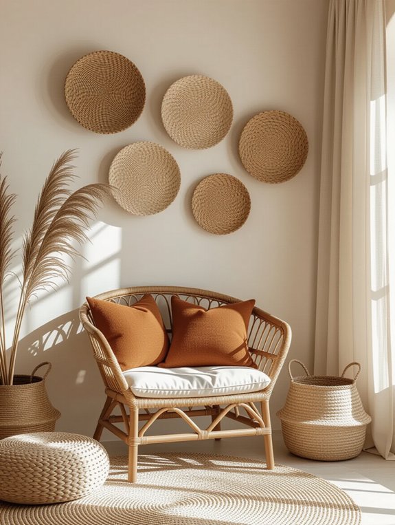 woven baskets for decor