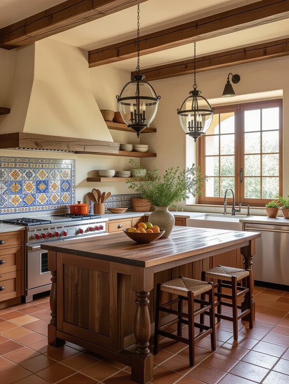 wrought iron kitchen elegance